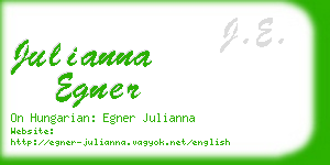 julianna egner business card